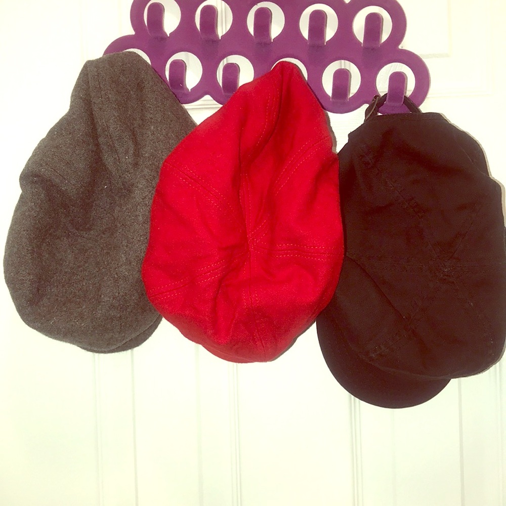 Two Nine West hats, The black one off brand